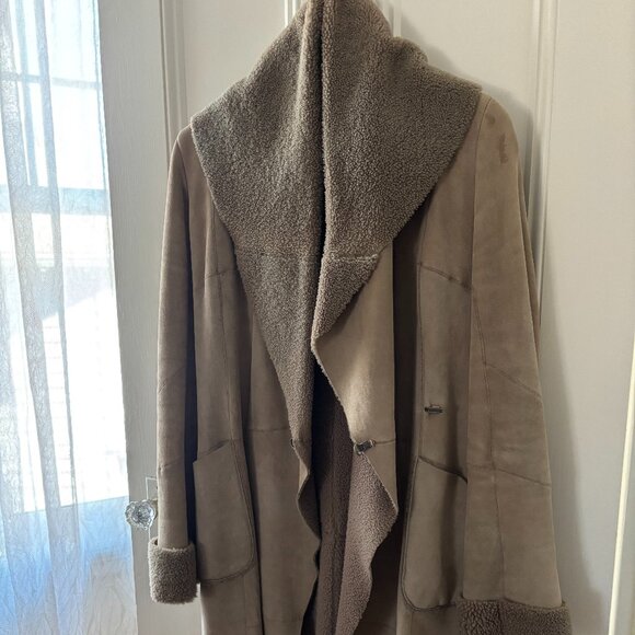 Sylvie Schimmel (Paris) - Full Suede Long Coat - Picture 1 of 2